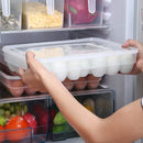 34-Grids Plastic Storage Box Egg Holder with Lid for Refrigerator Newest Useful