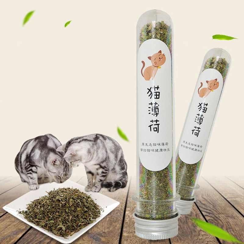 45ml Cat Mint Powder Natural Catnip Nepeta Cataria Appetizing Exciting Cat Snack