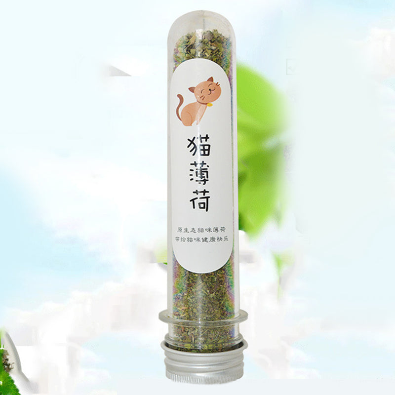 45ml Cat Mint Powder Natural Catnip Nepeta Cataria Appetizing Exciting Cat Snack