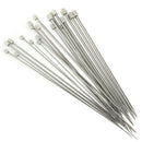 22x/Set Fashion Design Stainless Steel Single Pointed Crochet Knitting Needles