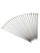 22x/Set Fashion Design Stainless Steel Single Pointed Crochet Knitting Needles