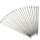 22x/Set Fashion Design Stainless Steel Single Pointed Crochet Knitting Needles