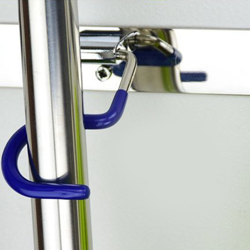 Stainless Steel Hook Mop Broom Holder Wall Mounted Handle Hanger Storage Rack
