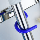 Stainless Steel Hook Mop Broom Holder Wall Mounted Handle Hanger Storage Rack