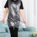 100xDisposable Plastic Aprons Polythene Aprons Eco Flat Pack Transparant Useful