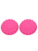 2Pcs Silicone Flower Shape Cake Baking Pan Mould Chocolate Soap Candy Jelly Mold