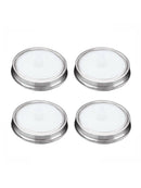 4x/Set For Wide Mouth Jars Silicone Fermentation Airlock Lids Waterless Hot