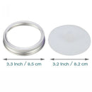 4*/Set For Wide Mouth Jars Silicone Fermentation Airlock Lids Waterless Best