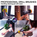 14 x Electric Drill Brush Scrub Pads Power Scrubber Cleaning Kit All Purpose
