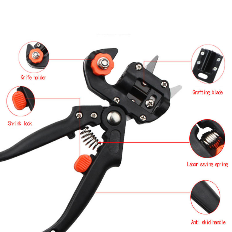 Garden Hand Pruners Pruning Shears Scissor Fruit Tree Grafting Gardening Tool