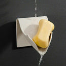 3Pcs Soap Holder Self-Adhesive Shower Soap Dish Drain Rack for Bathroom Kitchen