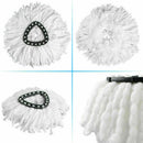 Easy Wring and Clean Turbo Microfibre Replacement Refill Microfiber Mop Head