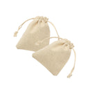 11 Pieces Linen Drawstring Gift Bags for Wedding Party Favors Burlap Jewelry Bag
