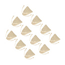 11 Pieces Linen Drawstring Gift Bags for Wedding Party Favors Burlap Jewelry Bag
