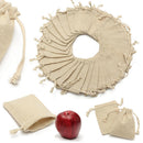 11 Pieces Linen Drawstring Gift Bags for Wedding Party Favors Burlap Jewelry Bag