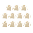 11 Pieces Linen Drawstring Gift Bags for Wedding Party Favors Burlap Jewelry Bag