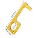 Hygiene Hand Anti-virus Brass Door Elevator Opener Elevator Handle Key EDC