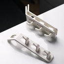 4Pcs Clothes Hook Multifunctional Connection Space Saving Home Cabinet Folding
