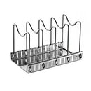Pan Lid Rack Home Kitchen Stainless Steel Free Standing Save Space Practical