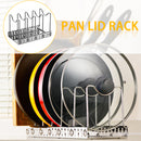 Pan Lid Rack Home Kitchen Stainless Steel Free Standing Save Space Practical