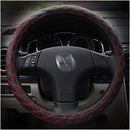 38cm Leather Steering Wheel Handlebar Cover Case