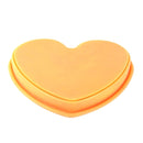Heart Shape Style Scalable Silicone Storage Box For Vehicle And House(Orange)