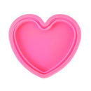 Heart Shape Style Scalable Silicone Storage Box For Vehicle And House(Pink)