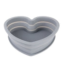 Heart Shape Style Scalable Silicone Storage Box For Vehicle And House(Grey)