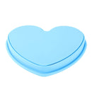 Heart Shape Style Scalable Silicone Storage Box For Vehicle And House(Blue)