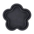 Flower Shape Style Scalable Silicone Storage Box For Vehicle And House(Black)