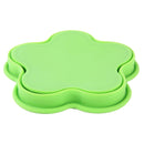 Flower Shape Style Scalable Silicone Storage Box For Vehicle And House(Green)