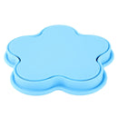 Flower Shape Style Scalable Silicone Storage Box For Vehicle And House(Blue)