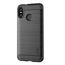 MOFI Brushed Texture Carbon Fiber Soft TPU Case for HTC U12 Life(Grey)