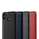 MOFI Brushed Texture Carbon Fiber Soft TPU Case for HTC U12 Life(Grey)
