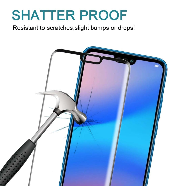 For Huawei P20 Lite 0.3mm 9H Surface Hardness 3D Full Screen Tempered Glass Film