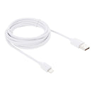 HAWEEL 2m High Speed 8 Pin to USB Sync and Charging Cable for iPhone, iPad(White)