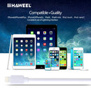 HAWEEL 2m High Speed 8 Pin to USB Sync and Charging Cable for iPhone, iPad(White)