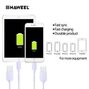 HAWEEL 2m High Speed 8 Pin to USB Sync and Charging Cable for iPhone, iPad(White)