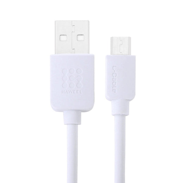 HAWEEL 3m High Speed Micro USB to USB Data Sync Charging Cable, For Samsung, Xiaomi, Huawei, LG, HTC, The Devices with Micro USB Port(White)