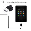HAWEEL 1m USB-C / Type-C to USB 2.0 Data & Charging Cable(Black)