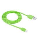 HAWEEL 1m High Speed 35 Cores 8 Pin to USB Sync Charging Cable for iPhone, iPad(Green)