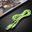 HAWEEL 1m High Speed 35 Cores 8 Pin to USB Sync Charging Cable for iPhone, iPad(Green)