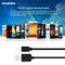 HAWEEL 1m High Speed 35 Cores Micro USB to USB Data Sync Charging Cable for Samsung Galaxy S7 & S7 Edge / LG G4 / Huawei P8 / Xiaomi Mi4 and other Smartphones (Black)