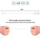 HAWEEL 1m High Speed 35 Cores Micro USB to USB Data Sync Charging Cable for Samsung Galaxy S7 & S7 Edge / LG G4 / Huawei P8 / Xiaomi Mi4 and other Smartphones (White)
