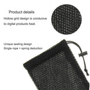 HAWEEL Pouch Bag for Smart Phones, Power Bank and other Accessories, Size same as 5.5 inch Phone(Black)