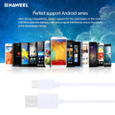 2 PCS HAWEEL 1m High Speed Micro USB to USB Data Sync Charging Cable Kits, For Samsung, Huawei, Xiaomi, LG, HTC and other Smartphones