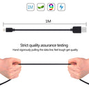 5 PCS HAWEEL 1m High Speed 8 pin to USB Sync and Charging Cable Kit for iPhone, iPad(Black)