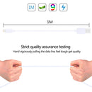 2 PCS HAWEEL 1m High Speed 8 pin to USB Sync and Charging Cable Kit for iPhone, iPad(White)