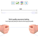 5 PCS HAWEEL 1m High Speed 8 pin to USB Sync and Charging Cable Kit for iPhone, iPad(White)