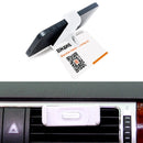 HAWEEL Portable Air Vent Car Mount Holder, For iPhone, Galaxy, Huawei, Xiaomi, LG, HTC and other Smartphones(White)
